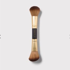 Laura Geller Dual-Ended Blush + Bronzer Brush with Gold Accents